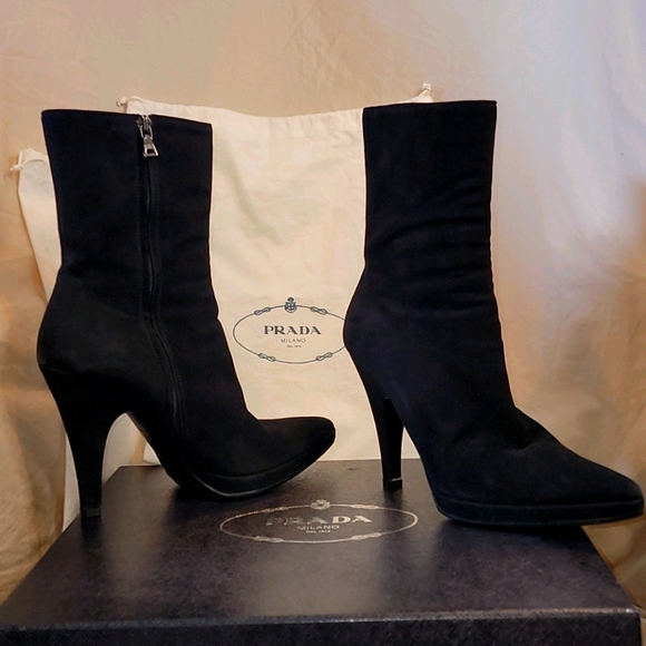 Prada Suede Boots - Picture 2 of 8
